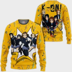 K-On Team Sweatshirt Custom Music Band Anime Shirts