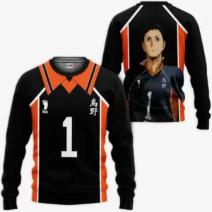 Daichi Sawamura Karasuno Sweatshirt Shirts Haikyuu Anime Costume