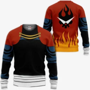 Gurren Lagann Kamina Uniform Costume Sweatshirt Custom Tengen Toppa Anime Merch