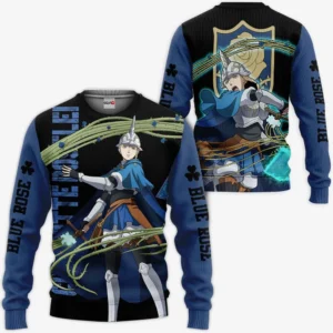 Blue Rose Charlotte Roselei Sweatshirt Black Clover Anime Shirt