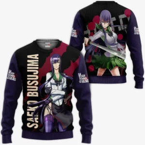 Highschool Of Dead Sweatshirt Saeko Busujima Anime