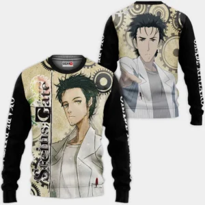Okabe Rintarou Sweatshirt Custom Steins Gate Anime
