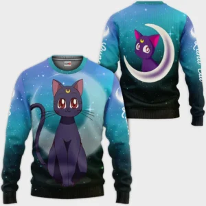 Luna Cat Sweatshirt Sailor Moon Anime