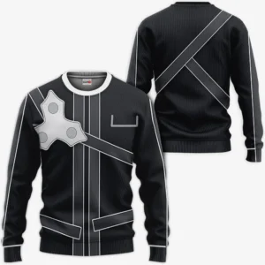 Sword Art Online Kirito Uniform Costume Sweatshirt Shirt Anime