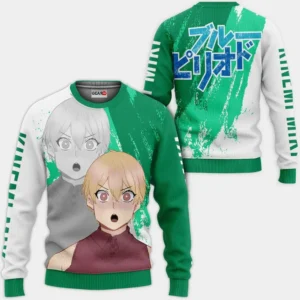 Kinemi Miki Sweatshirt Custom Anime Blue Period