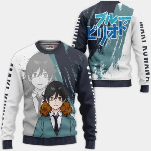 Maki Kuwana Sweatshirt Custom Anime Blue Period