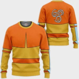Aang Uniform Costume Sweatshirt Anime Costume