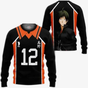 Tadashi Yamaguchi Karasuno Sweatshirt Shirts Haikyuu Anime Costume