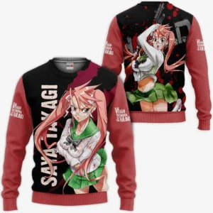 Highschool Of Dead Sweatshirt Saya Takagi Anime