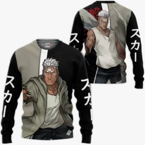 Scar Sweatshirt Custom Fullmetal Alchemist Anime Manga Style
