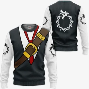 Seven Deadly Sins Meliodas Uniform Costume Sweatshirt Costume Anime