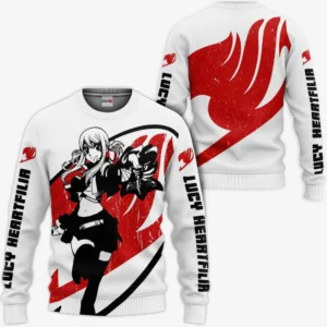 Lucy Heartfilia Sweatshirt Silhouette Anime Shirts