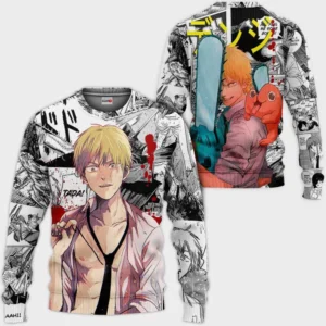 Denji Sweatshirt Custom Manga Style Chainsaw Man