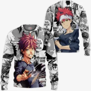 Yukihira Souma Sweatshirt Costume Anime Food