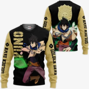 Golden Dawn Yuno Sweatshirt Black Clover Anime Shirt