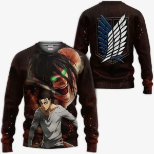 Attack On Tian Eren Yeager Sweatshirt AOT Final Season Anime Shirt