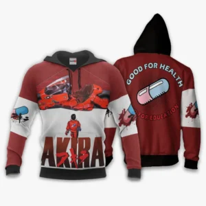 Akira Kaneda Custom Good For Health Bad For Education Anime Merch