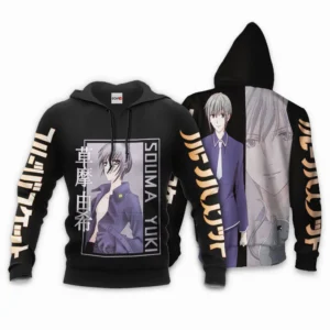 Souma Yuki Hoodie Custom Fruits Basket Anime