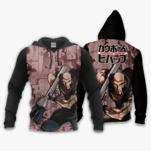 Cowboy Bebop Jet Black Hoodie Custom Anime Manga Style