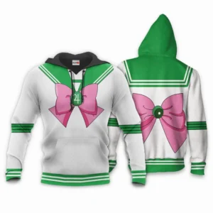 Sailor Jupiter Uniform Costume Hoodie Shirt Sailor Moon Anime