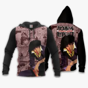 Cowboy Bebop Spike Spiegel Hoodie Custom Anime Manga Style