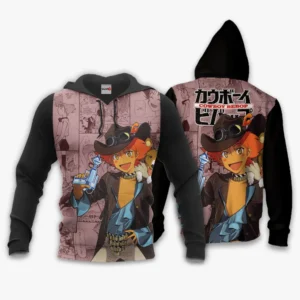 Cowboy Bebop Edward Wong Hau Pepelu Tivrusky IV Hoodie Custom Anime Manga Style