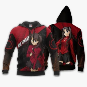 Fate Stay Night Rin Tohsaka Hoodie Shirt Custom Anime
