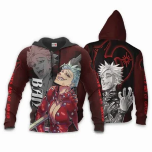 Fox's Sin of Greed Ban Hoodie Anime Seven Deadly Sins