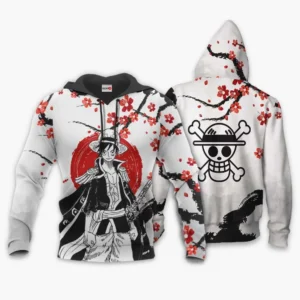 Pirate King Luffy Hoodie Custom Anime Shirts