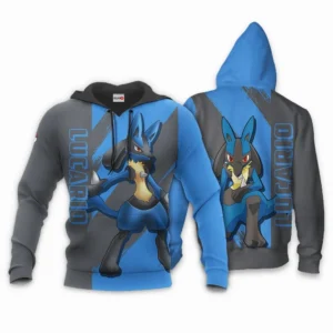 Pokemon Lucario Hoodie Custom Anime Shirts