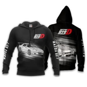 Ryosuke Takahashi RX-7 Hoodie Initial D Custom Anime