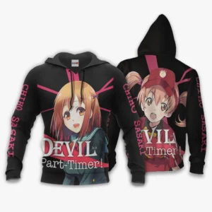Chiho Sasaki Hoodie The Devil is a Part-Timer Custom Anime