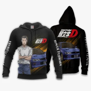 Bunta Fujiwara Hoodie Initial D Custom Anime