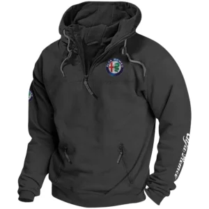 Alfa Romeo Exclusive Logo Performance Tactical Quarterzip Hoodie OUFAH1880819AFZ - Alfa Romeo Hoodie