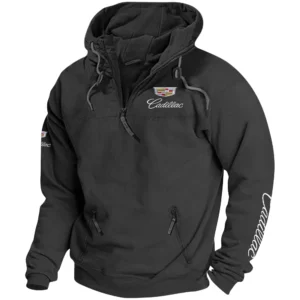 Cadillac Exclusive Logo Performance Tactical Quarterzip Hoodie OUFAH1880819CDZ - Cadillac Hoodie
