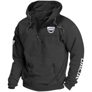 Dacia Exclusive Logo Performance Tactical Quarterzip Hoodie OUFAH1880819DACZ - Dacia Hoodie