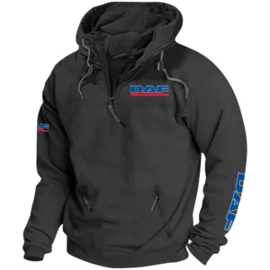 DAF Trucks Exclusive Logo Performance Tactical Quarterzip Hoodie OUFAH1880819DAZ - DAF Trucks Hoodie