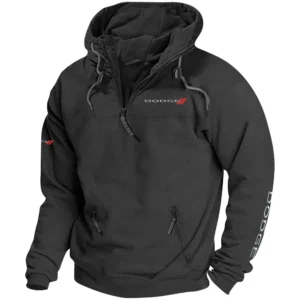 Dodge Exclusive Logo Performance Tactical Quarterzip Hoodie OUFAH1880819DDZ - Dodge Hoodie