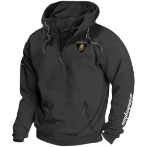 Lamborghini Exclusive Logo Performance Tactical Quarterzip Hoodie OUFAH1880819LBGZ - Lamborghini Hoodie