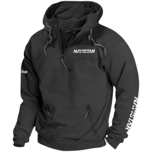 Navistar Exclusive Logo Performance Tactical Quarterzip Hoodie OUFAH1880819NVZ - Navistar Hoodie