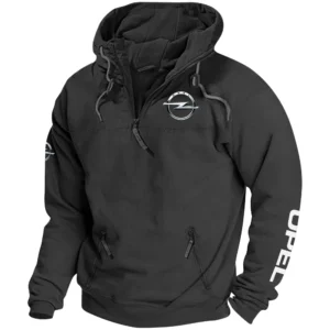 Opel Exclusive Logo Performance Tactical Quarterzip Hoodie OUFAH1880819OPEZ - Opel Hoodie