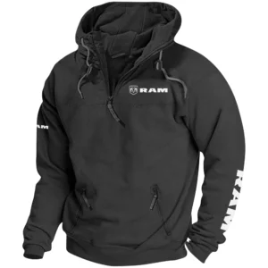 Ram Exclusive Logo Performance Tactical Quarterzip Hoodie OUFAH1880819RMZ - Ram Hoodie