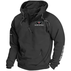 Western Star Exclusive Logo Performance Tactical Quarterzip Hoodie OUFAH1880819WSZ - Western Star Hoodie