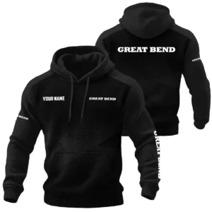 Great Bend Exclusive Logo Performance Waffle Quilted Hoodie OUFAH3580819GBZ - Great Bend Hoodie