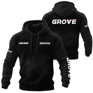 Grove Exclusive Logo Performance Waffle Quilted Hoodie OUFAH3580819GVZ - Grove Hoodie