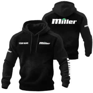Miller Exclusive Logo Performance Waffle Quilted Hoodie OUFAH3580819MLZ - Miller Hoodie