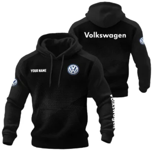 Volkswagen Exclusive Logo Performance Waffle Quilted Hoodie OUFAH3580819VWZ - Volkswagen Hoodie