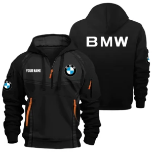 BMW Exclusive Logo Performance Hoodie Half Zipper OUFAHHZ081914BMWZ - BMW Hoodie