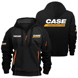 Case Construction Exclusive Logo Performance Hoodie Half Zipper OUFAHHZ081914CCZ - Case Construction Hoodie