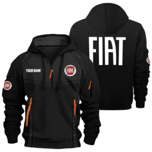 Fiat Exclusive Logo Performance Hoodie Half Zipper OUFAHHZ081914FTZ - Fiat Hoodie